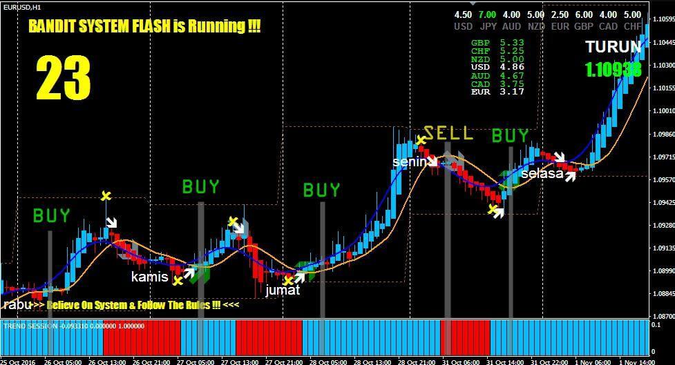 Profiting from Trend following concept in Forex trading