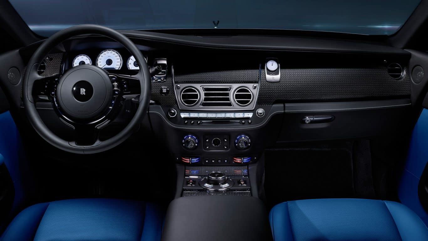 Rolls Royce wraith black badge interior
